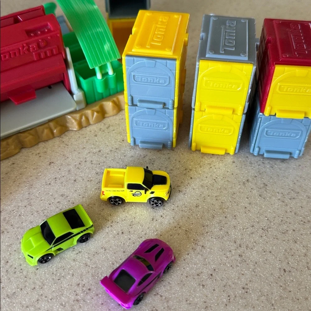 Micro Machines Construction Playset and Hasbro Tonka Tiny’s Cars and Playset